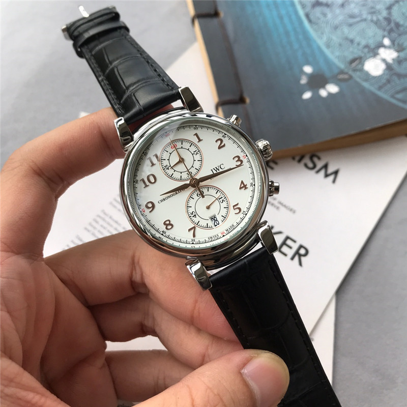Men's Quartz Watch Chronograph 904L Stainless Steel 40mm-IC11