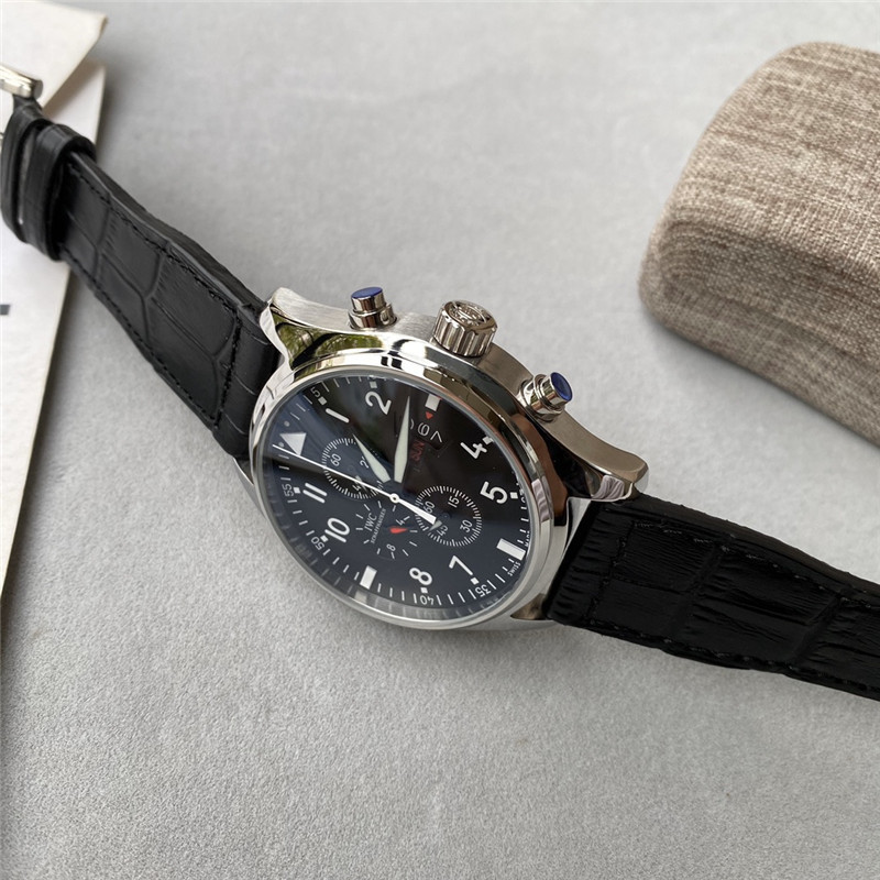 Men's Quartz Watch Chronograph 904L Stainless Steel 43mm-IC13
