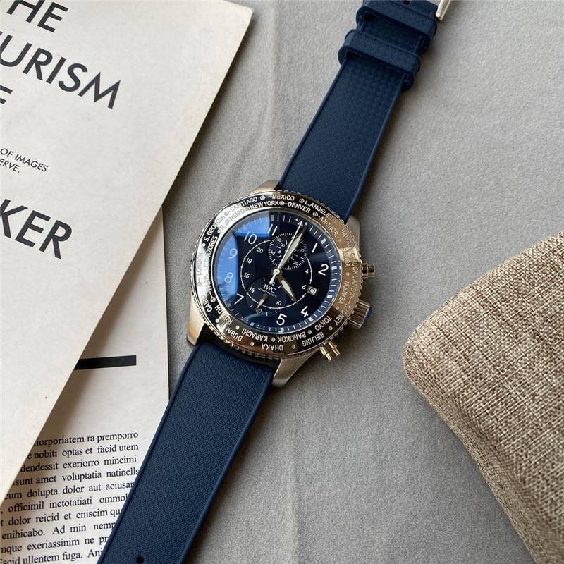 Men's Quartz Watch Chronograph 904L Stainless Steel 43mm-IC17
