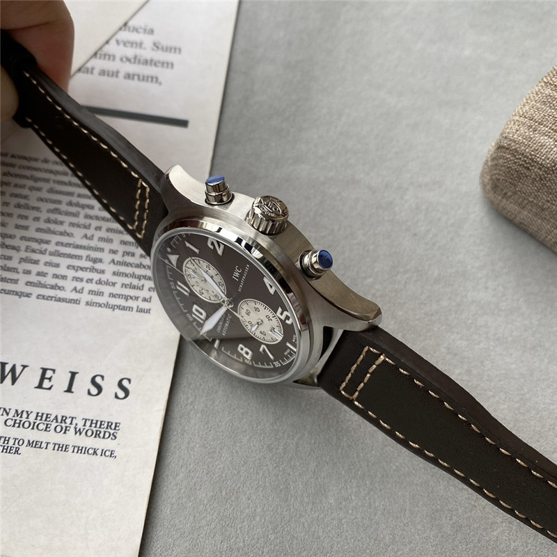Men's Quartz Watch Chronograph 904L Stainless Steel 43mm-IC16