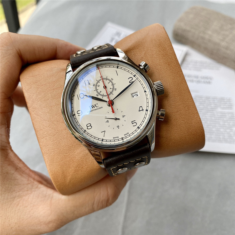 Men's Quartz Watch Chronograph 904L Stainless Steel41mm-IC28