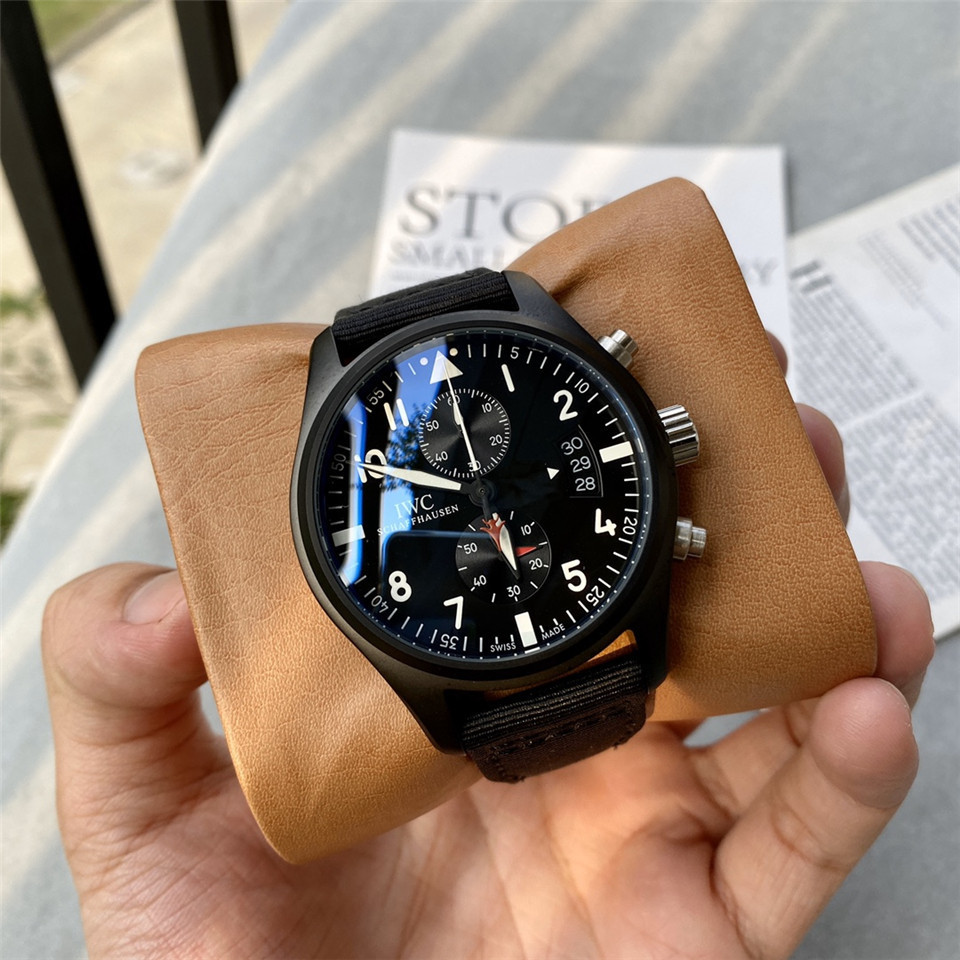 Men's Quartz Watch Chronograph 904L Stainless Steel43mm-IC30