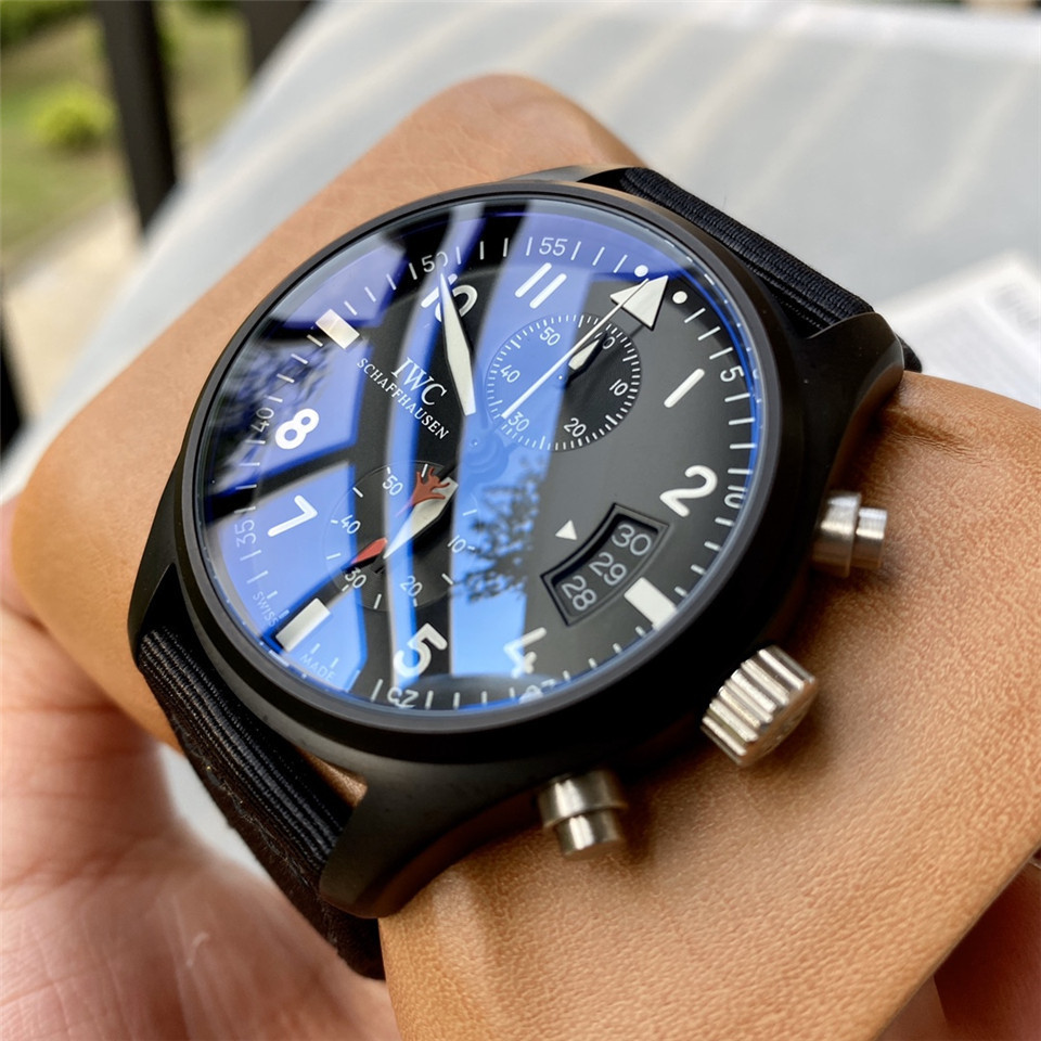 Men's Quartz Watch Chronograph 904L Stainless Steel43mm-IC30