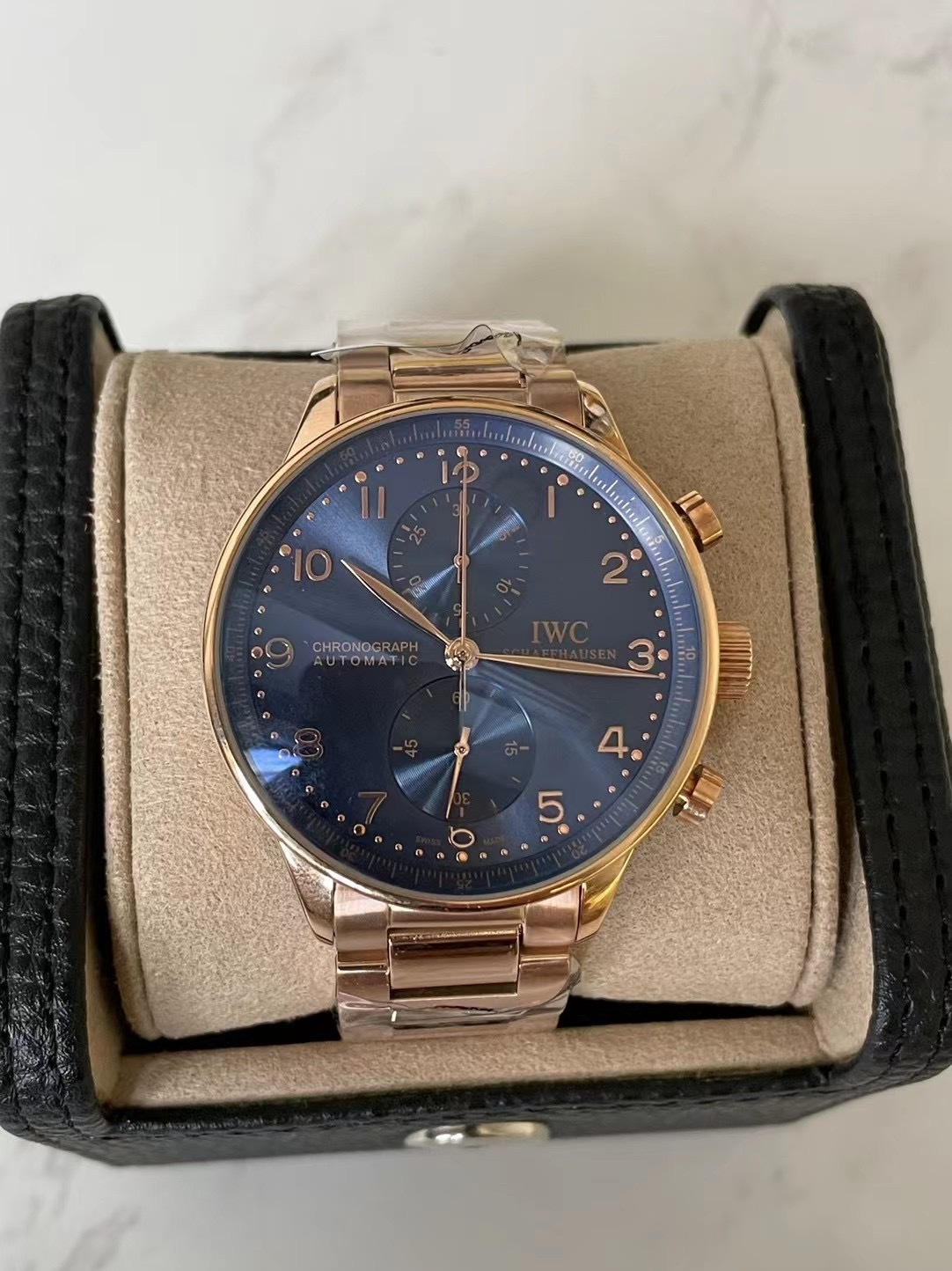 Men's Quartz Watch Chronograph 904L Stainless Steel42mm-IC41