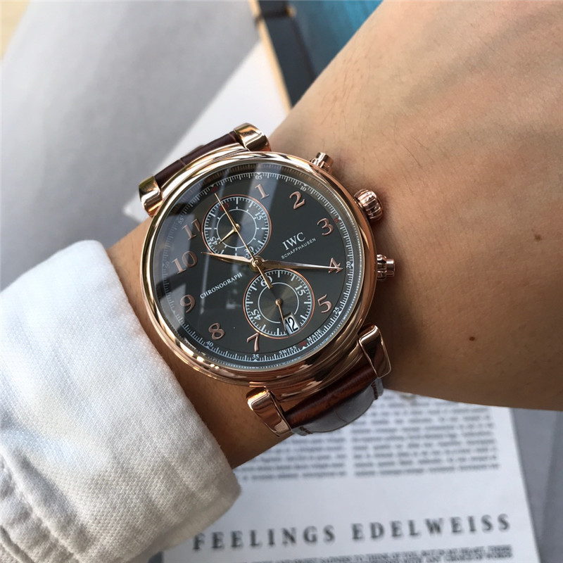 Men's Quartz Watch Chronograph 904L Stainless Steel 40mm-IC11