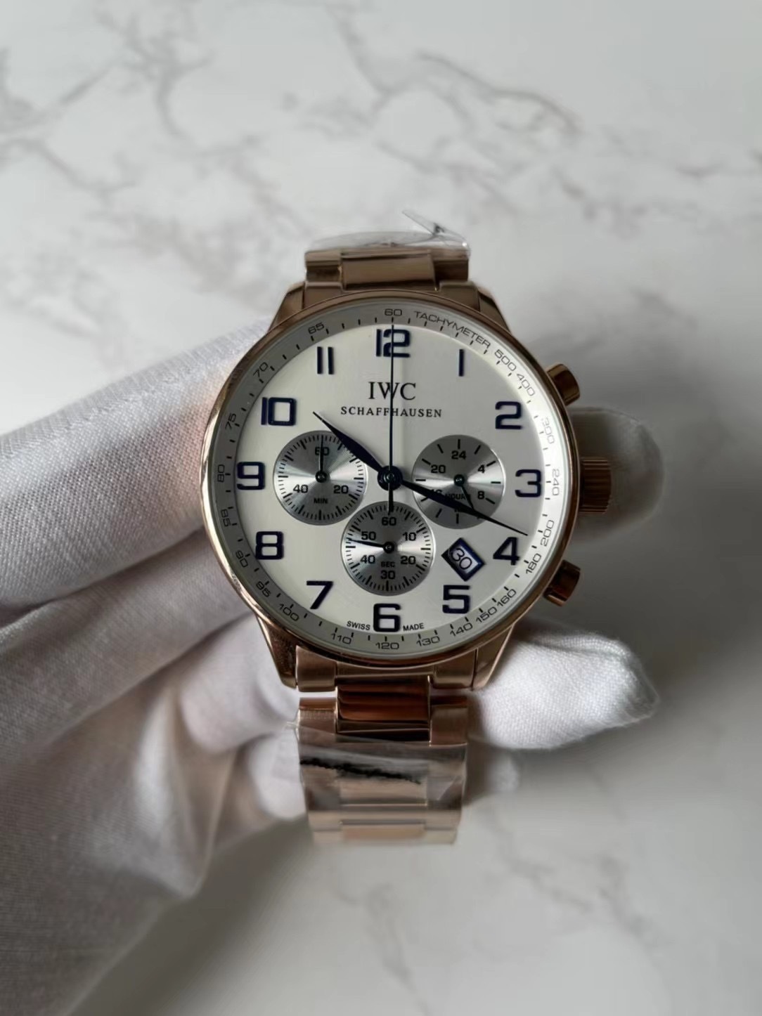 Men's Quartz Watch Chronograph 904L Stainless Steel42mm-IC42