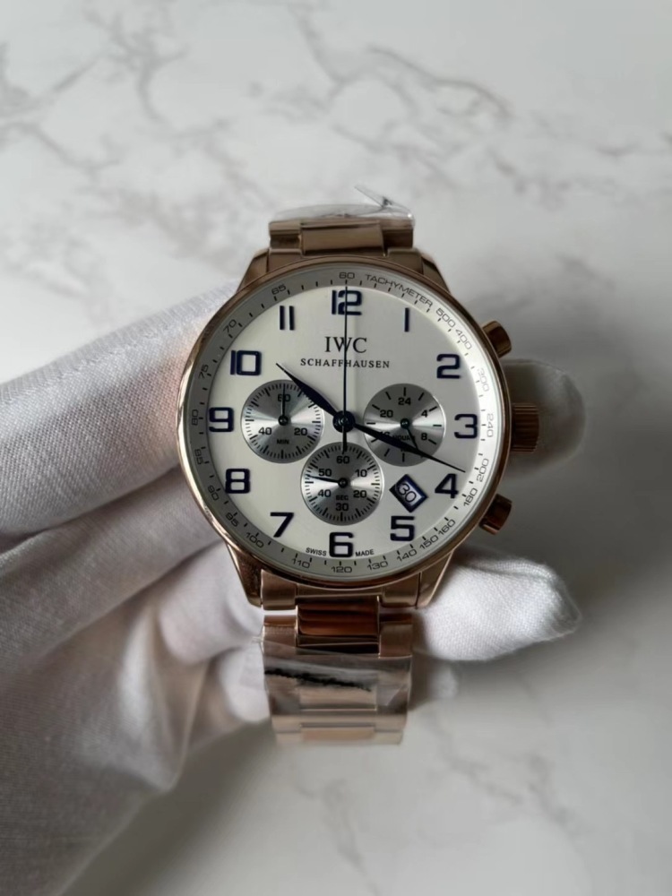 Men's Quartz Watch Chronograph 904L Stainless Steel42mm-IC42