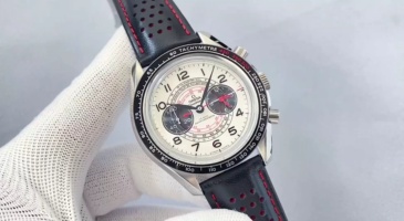 Men's Quartz Watch Chronograph 904L Stainless Steel 42mm-OG 98