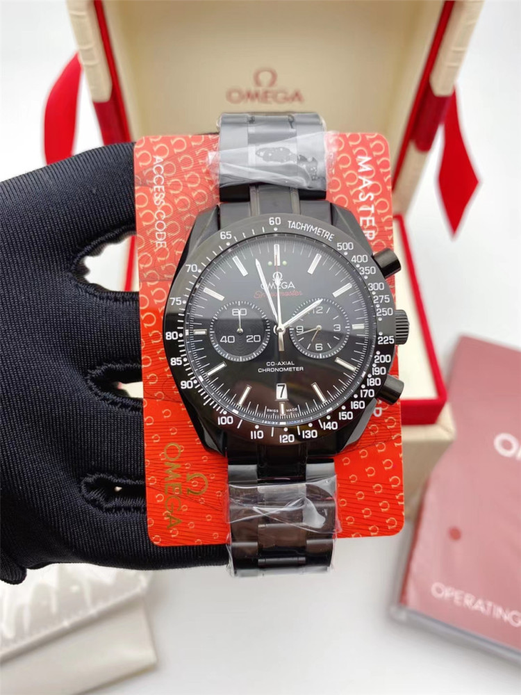 Men's Quartz Watch Chronograph 904L Stainless Steel 44mm-OG 91