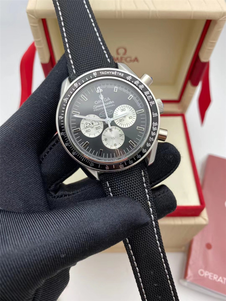 Men's Quartz Watch Chronograph 904L Stainless Steel 42mm-OG 89