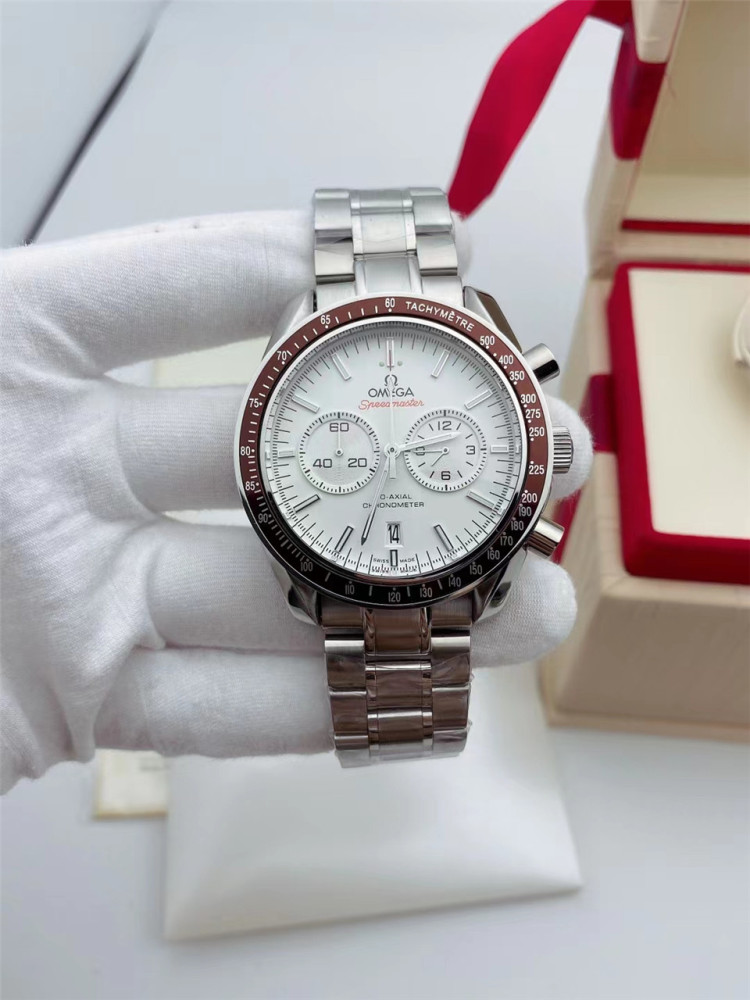 Men's Quartz Watch Chronograph 904L Stainless Steel 42mm-OG 65