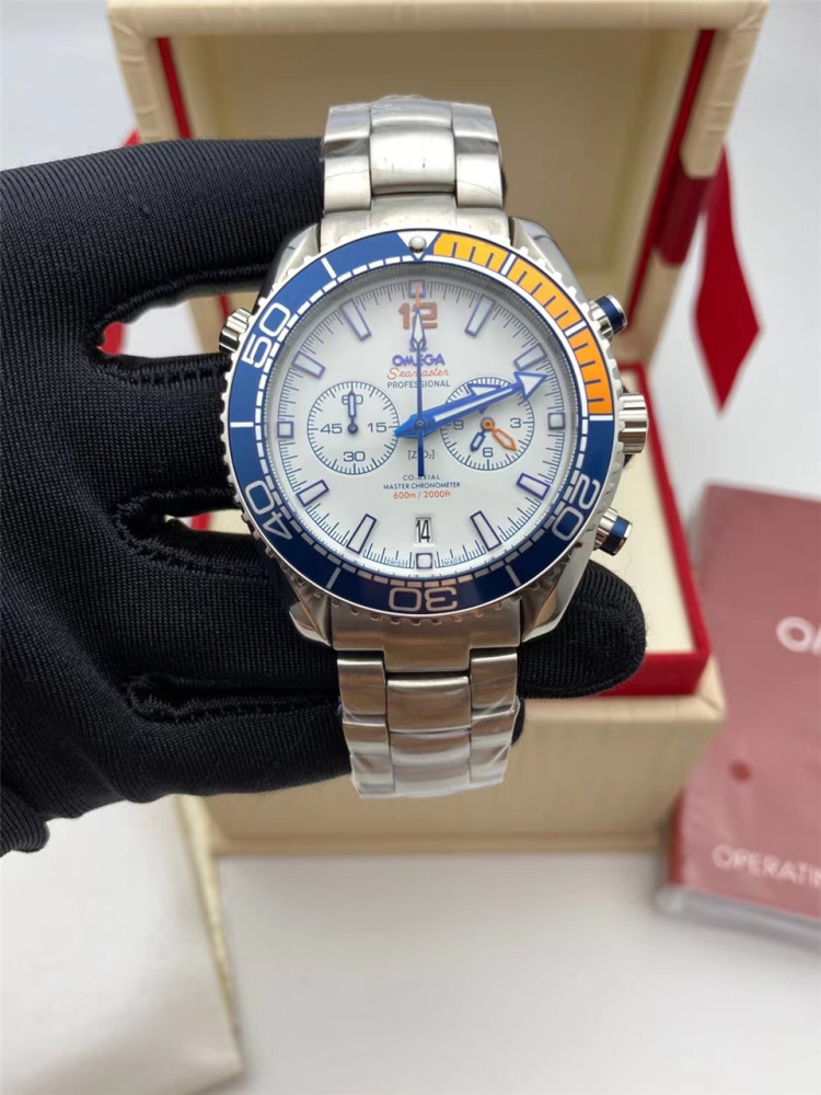 Men's Quartz Watch Chronograph 904L Stainless Steel 42mm-OG 70