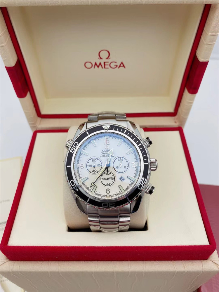 Men's Quartz Watch Chronograph 904L Stainless Steel 42mm-OG 78