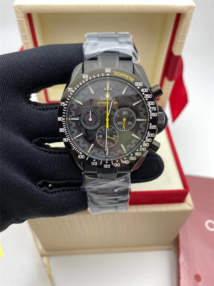Men's Quartz Watch Chronograph 904L Stainless Steel 43mm-OG 93