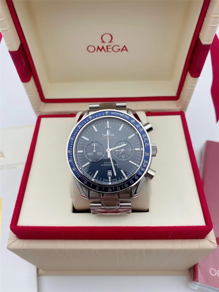 Men's Quartz Watch Chronograph 904L Stainless Steel 42mm-OG 65