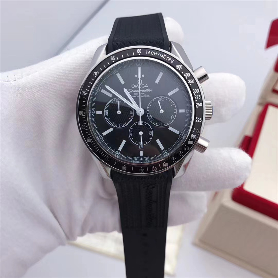 Men's Quartz Watch Chronograph 904L Stainless Steel 42mm-OG 69