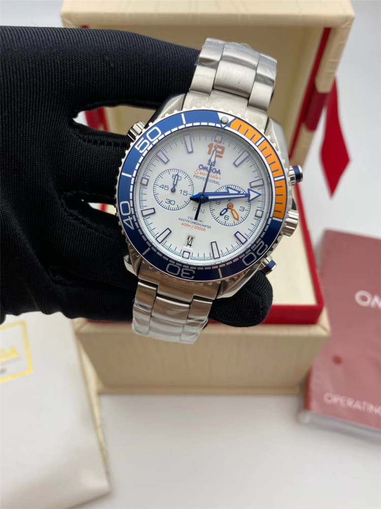 Men's Quartz Watch Chronograph 904L Stainless Steel 42mm-OG 70