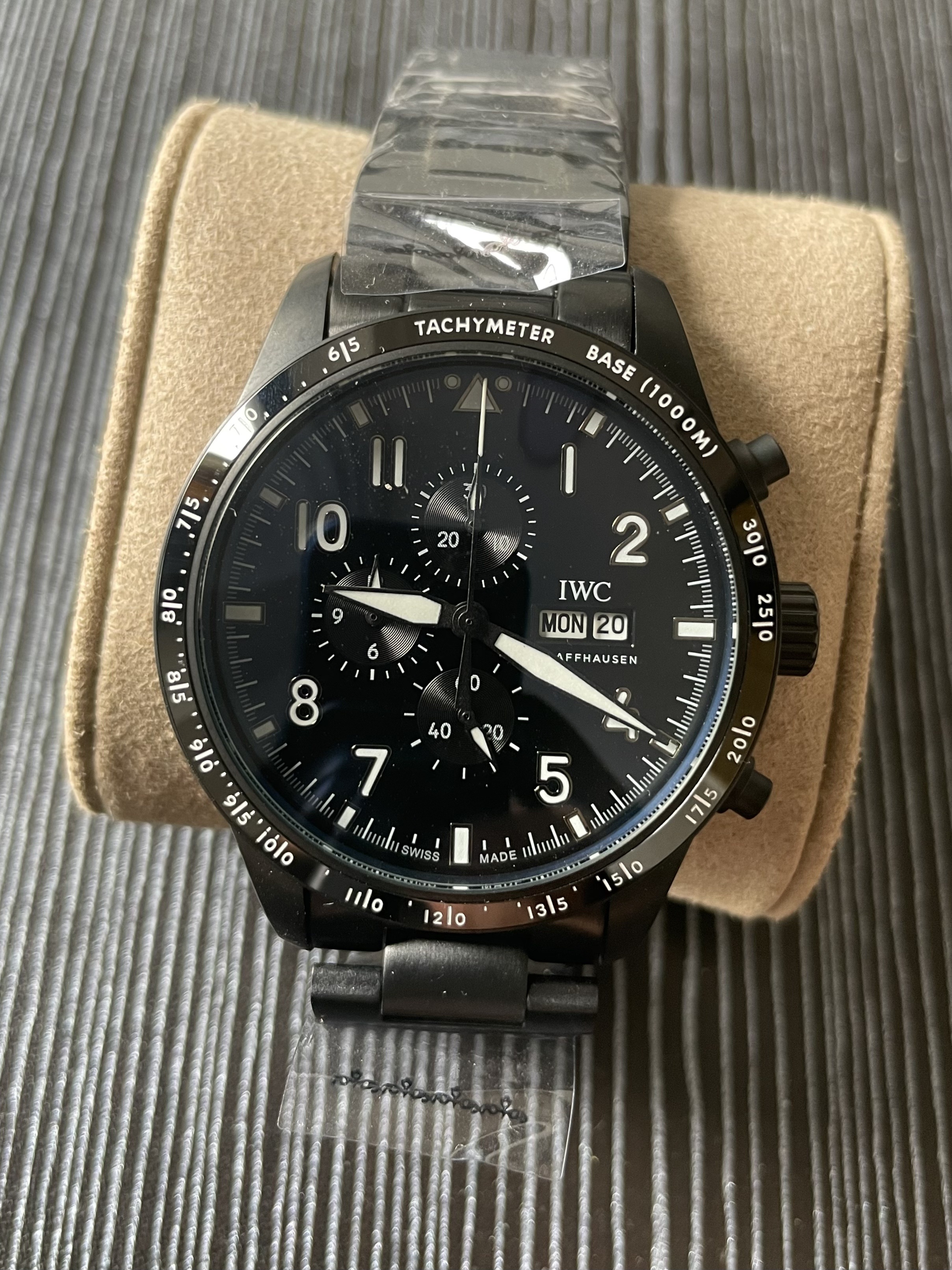 Men's Quartz Watch Chronograph 904L Stainless Steel 43mm-IC89
