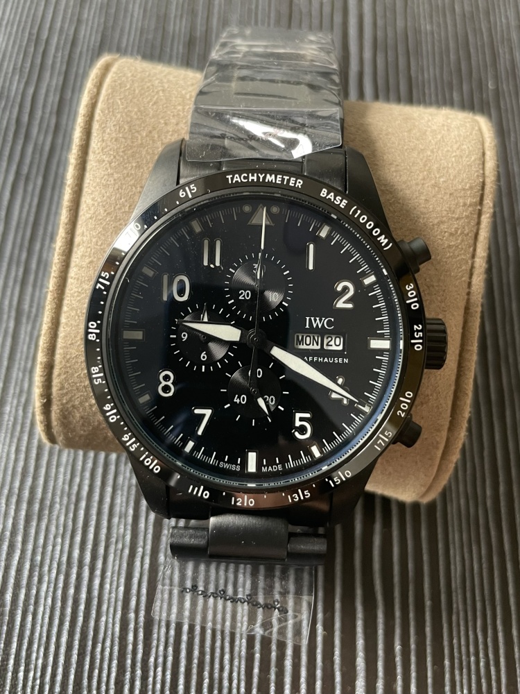 Men's Quartz Watch Chronograph 904L Stainless Steel 43mm-IC89