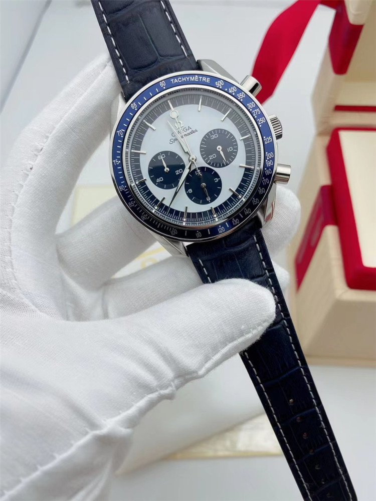 Men's Quartz Watch Chronograph 904L Stainless Steel 42mm-OG 80