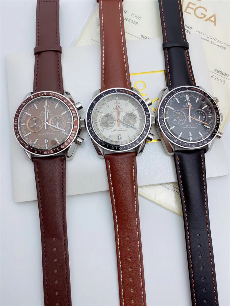 Men's Quartz Watch Chronograph 904L Stainless Steel 42mm-OG 67