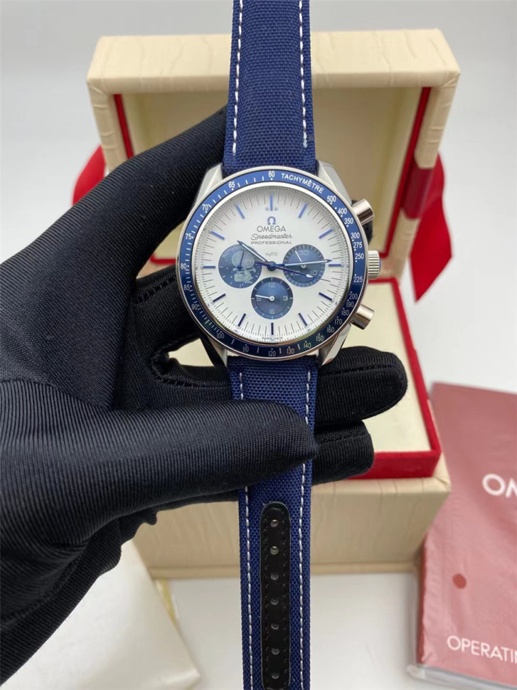 Men's Quartz Watch Chronograph 904L Stainless Steel 42mm-OG 92