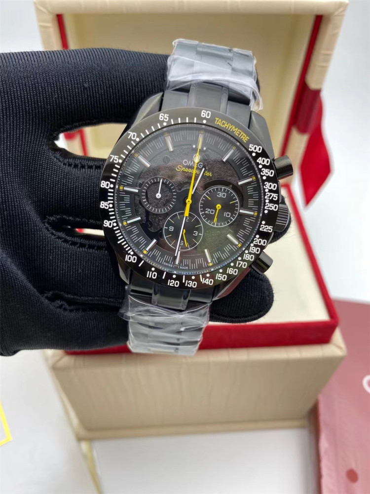 Men's Quartz Watch Chronograph 904L Stainless Steel 43mm-OG 93
