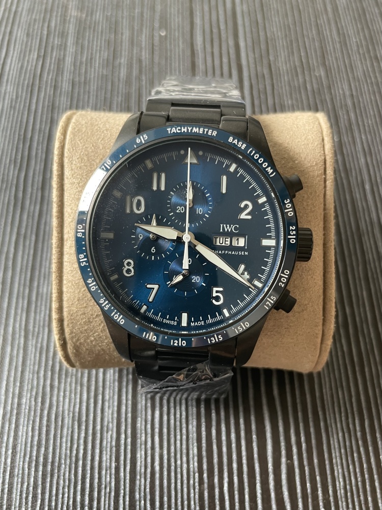Men's Quartz Watch Chronograph 904L Stainless Steel 43mm-IC89