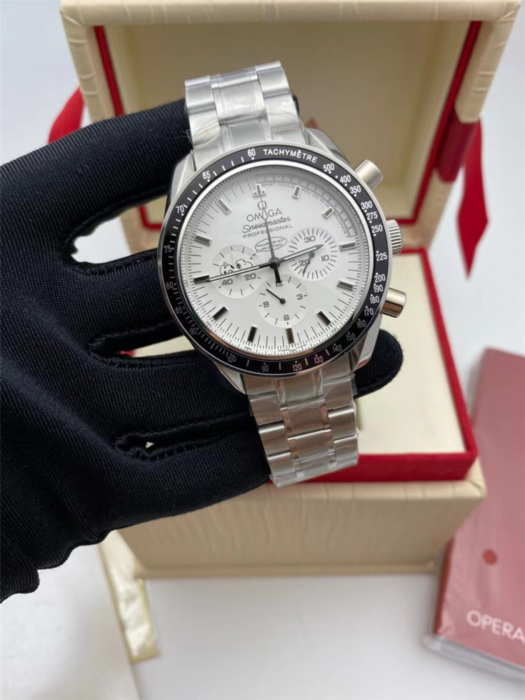 Men's Quartz Watch Chronograph 904L Stainless Steel 42mm-OG 89