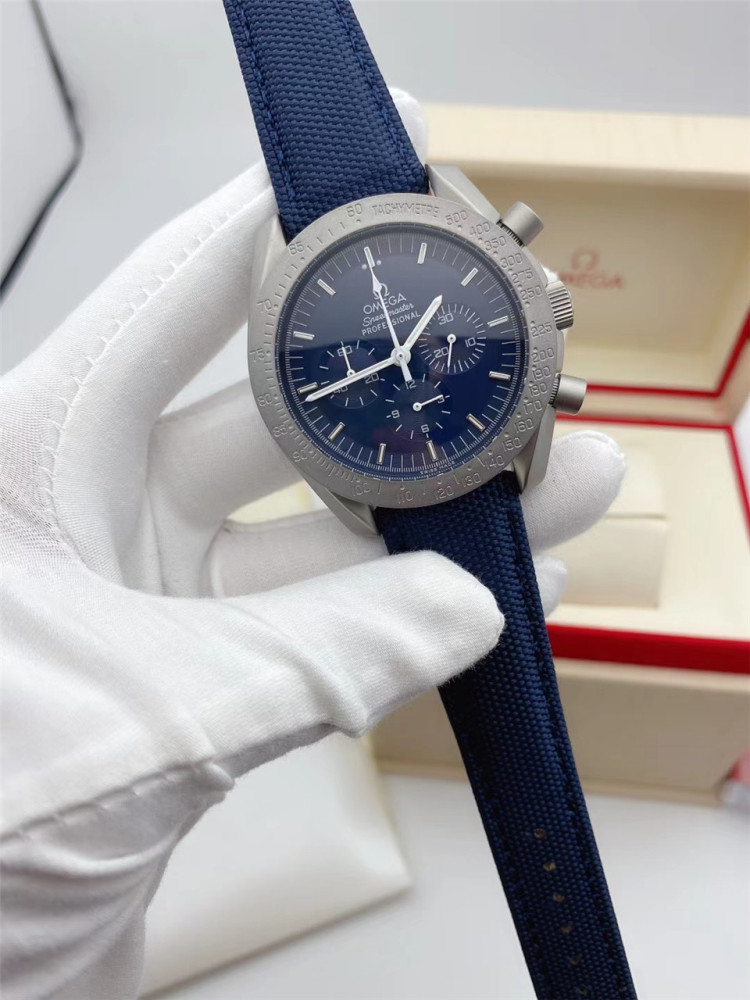 Men's Quartz Watch Chronograph 904L Stainless Steel 42mm-OG 76