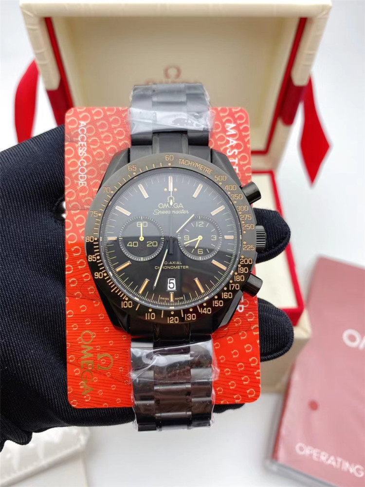 Men's Quartz Watch Chronograph 904L Stainless Steel 44mm-OG 91