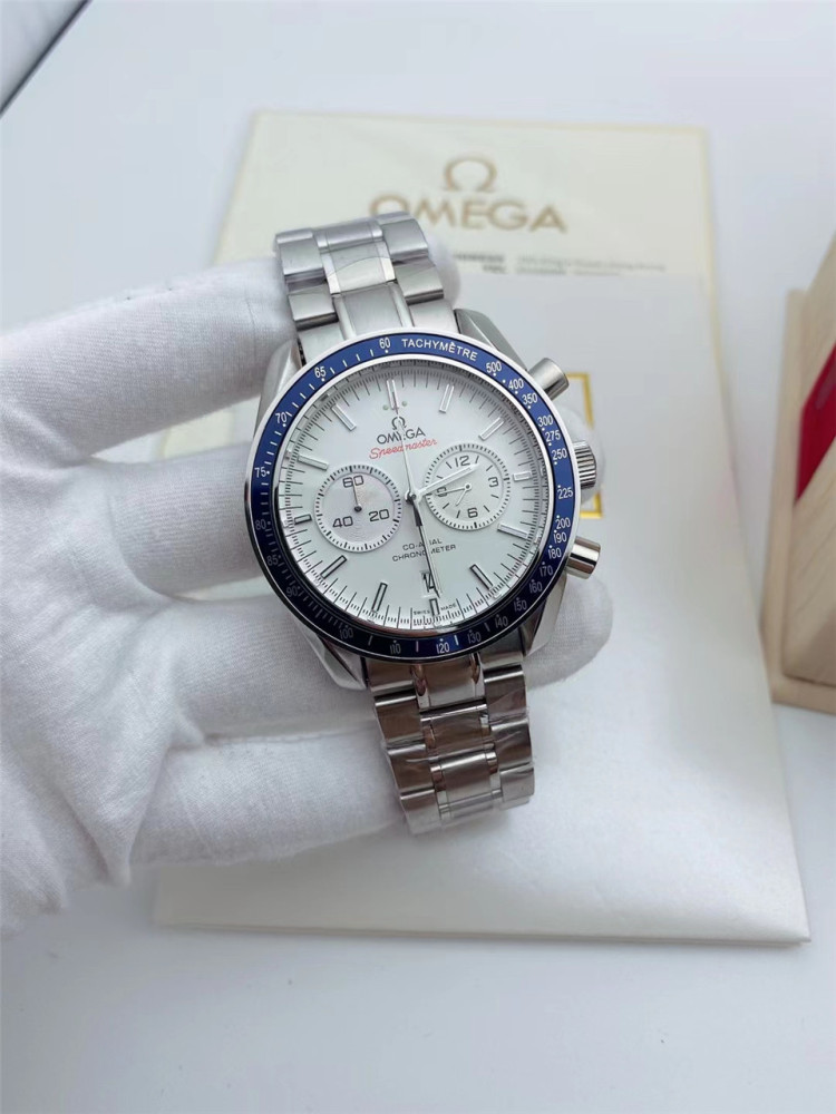 Men's Quartz Watch Chronograph 904L Stainless Steel 42mm-OG 65