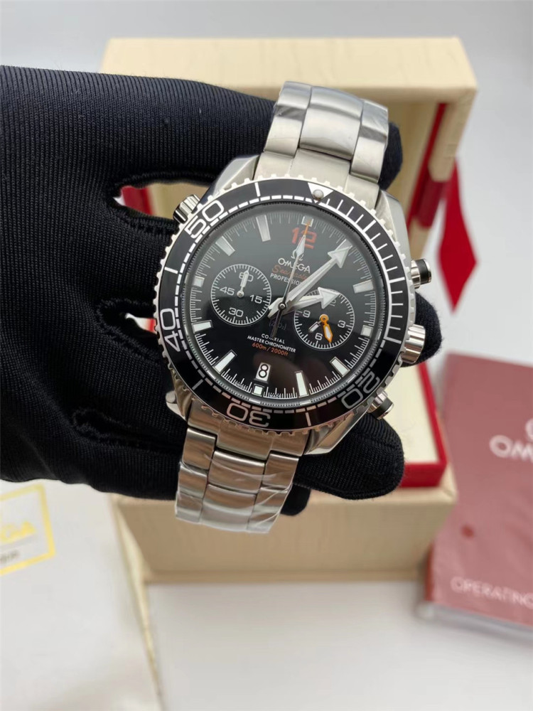 Men's Quartz Watch Chronograph 904L Stainless Steel 42mm-OG 70