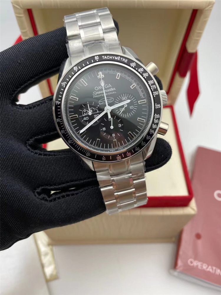 Men's Quartz Watch Chronograph 904L Stainless Steel 42mm-OG 89
