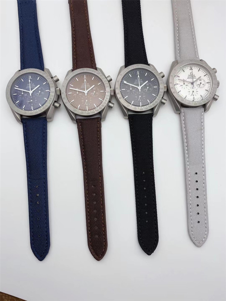 Men's Quartz Watch Chronograph 904L Stainless Steel 42mm-OG 76