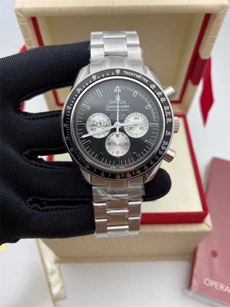 Men's Quartz Watch Chronograph 904L Stainless Steel 42mm-OG 89