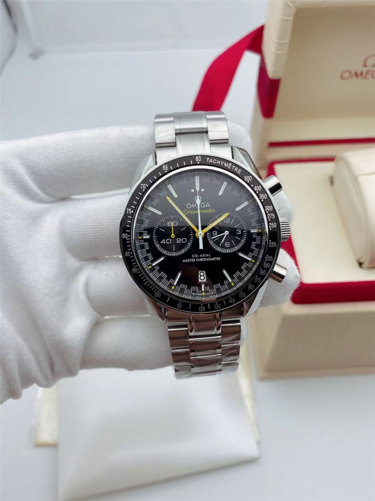 Men's Quartz Watch Chronograph 904L Stainless Steel 42mm-OG 65