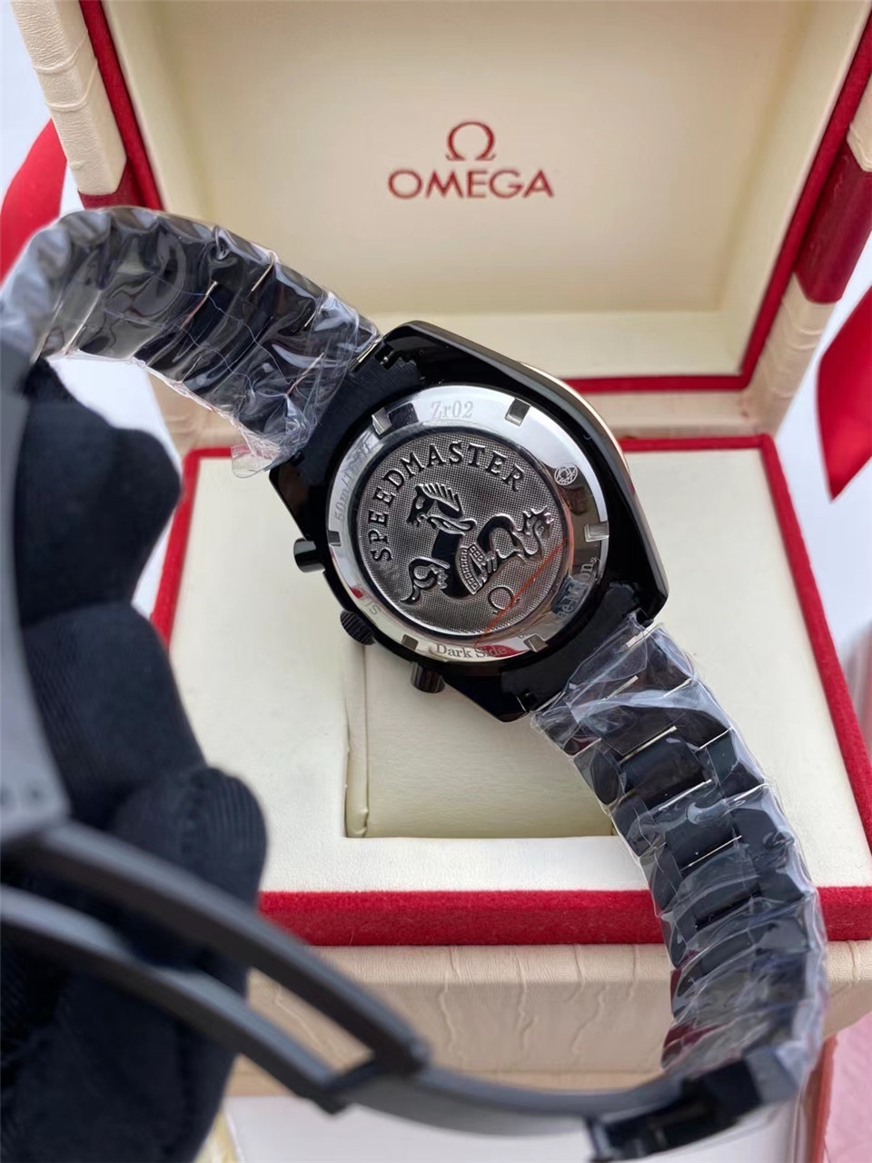 Men's Quartz Watch Chronograph 904L Stainless Steel 43mm-OG 93