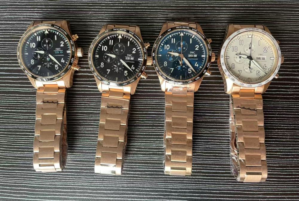 Men's Quartz Watch Chronograph 904L Stainless Steel 43mm-IC89