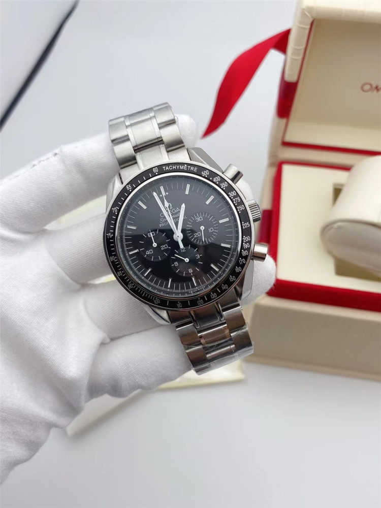 Men's Quartz Watch Chronograph 904L Stainless Steel 42mm-OG 63