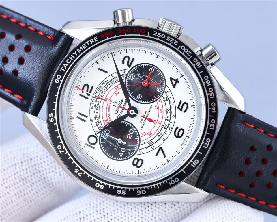 Men's Quartz Watch Chronograph 904L Stainless Steel 42mm-OG 98