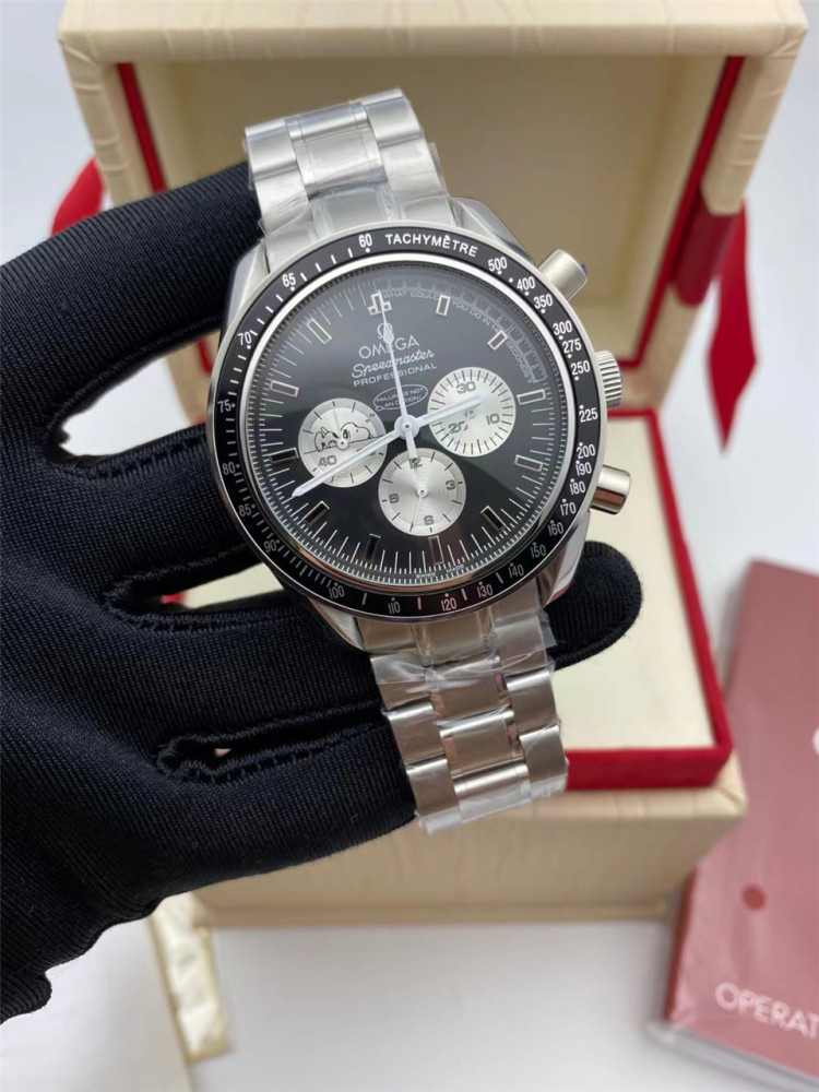 Men's Quartz Watch Chronograph 904L Stainless Steel 42mm-OG 89