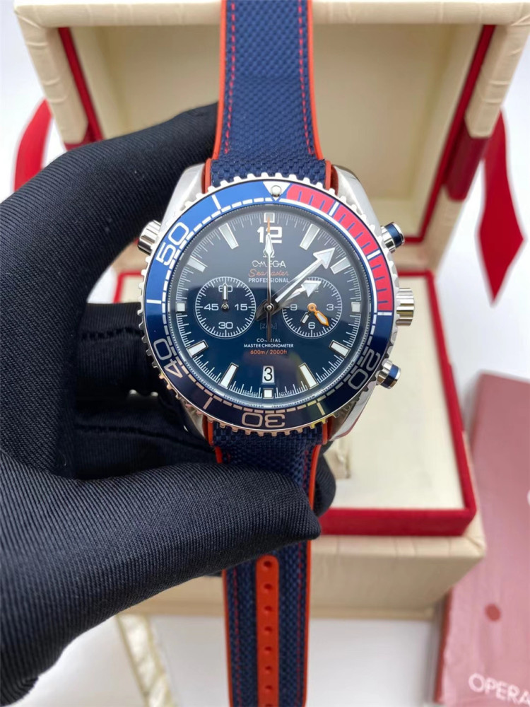 Men's Quartz Watch Chronograph 904L Stainless Steel 42mm-OG 64