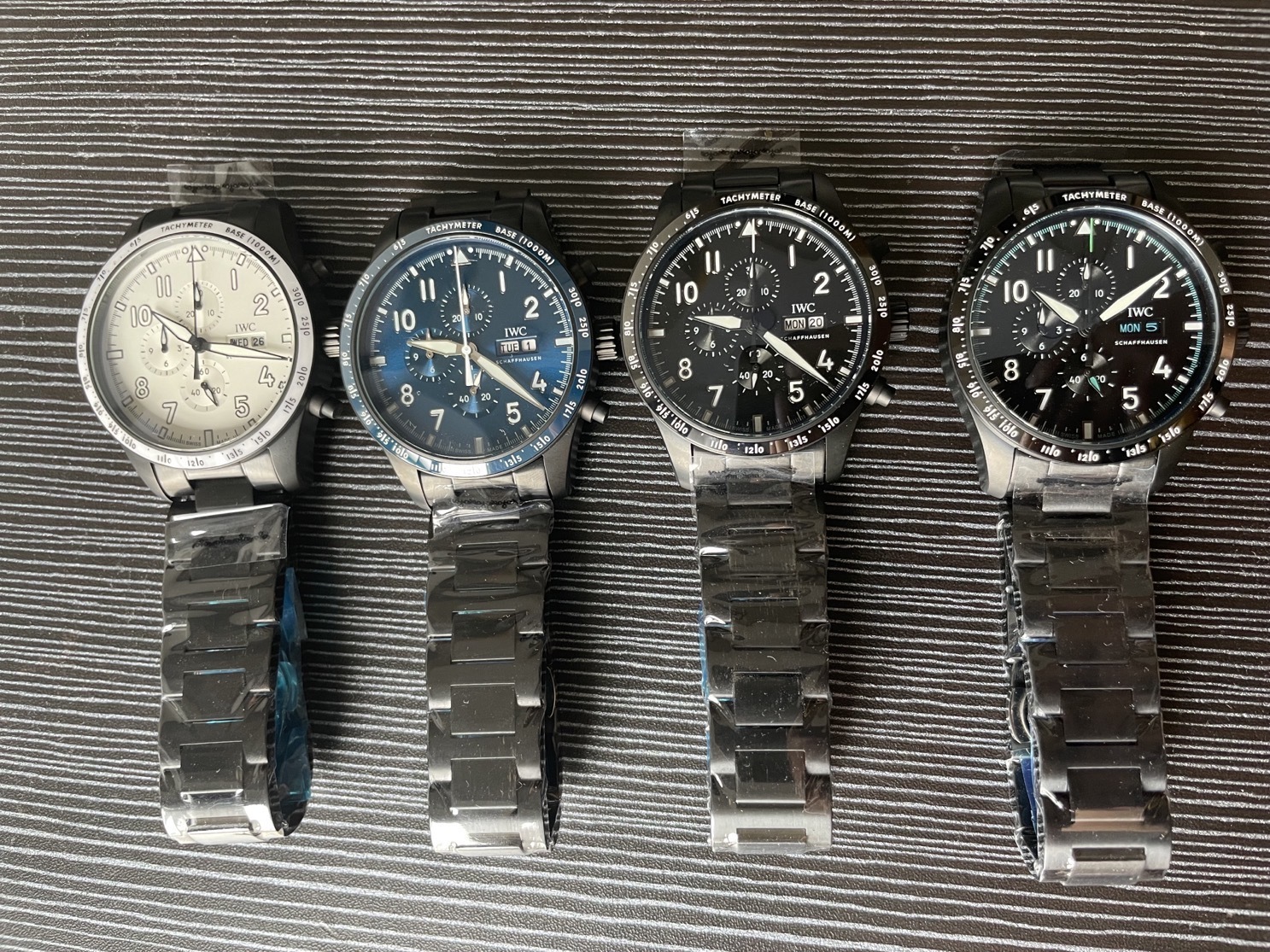 Men's Quartz Watch Chronograph 904L Stainless Steel 43mm-IC89