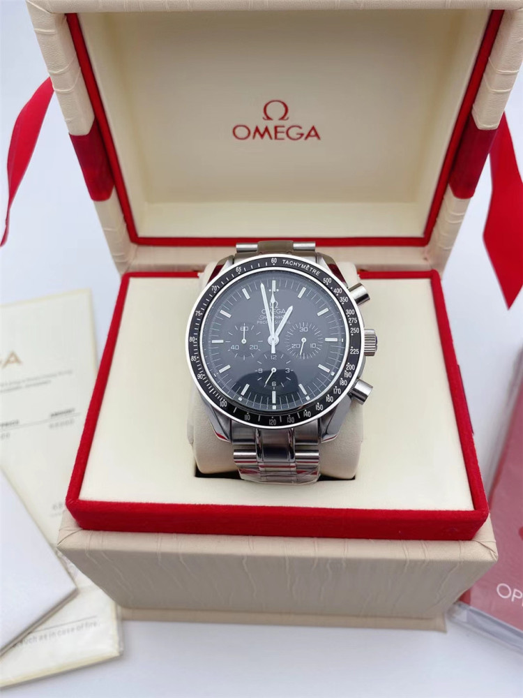 Men's Quartz Watch Chronograph 904L Stainless Steel 42mm-OG 63