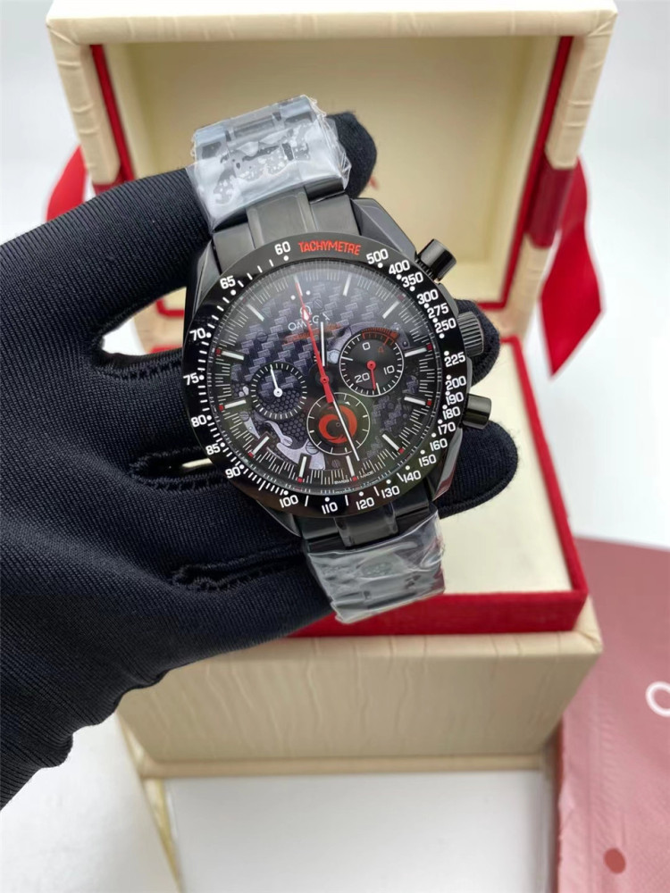 Men's Quartz Watch Chronograph 904L Stainless Steel 43mm-OG 93