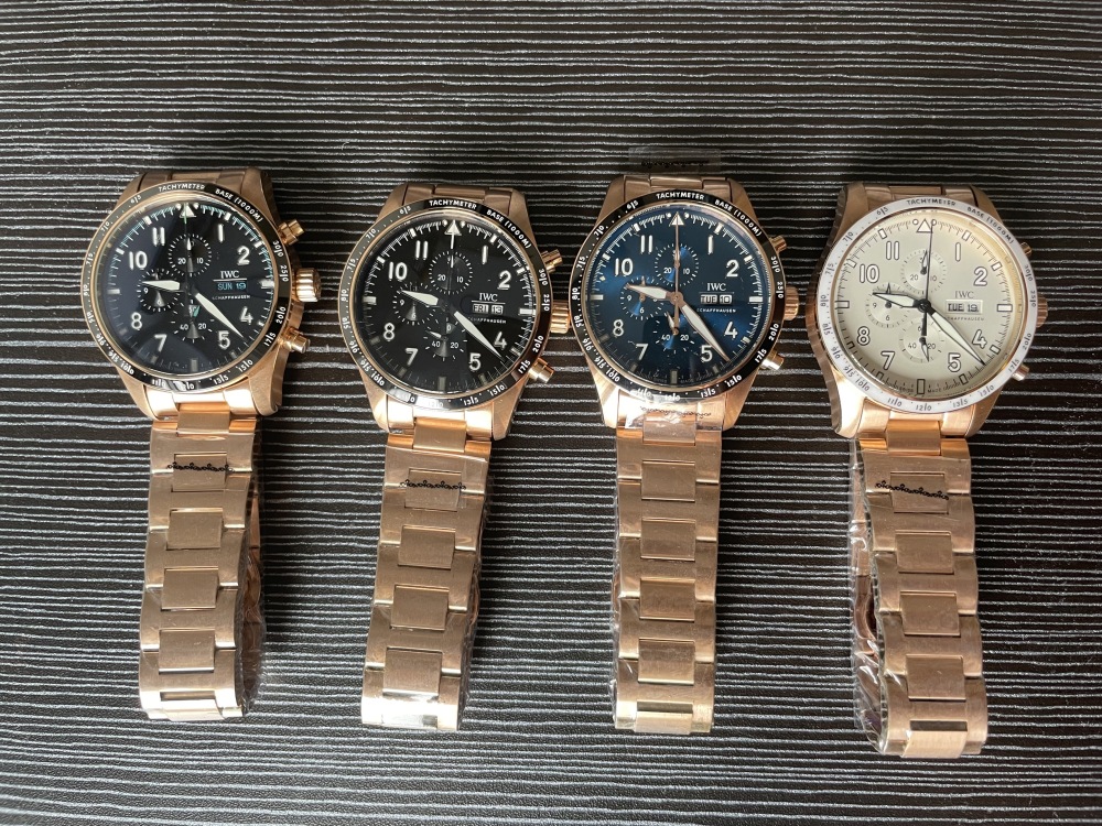 Men's Quartz Watch Chronograph 904L Stainless Steel 43mm-IC89