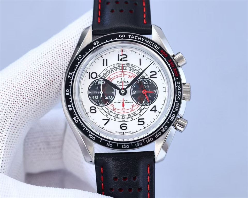 Men's Quartz Watch Chronograph 904L Stainless Steel 42mm-OG 98