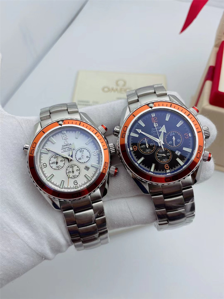 Men's Quartz Watch Chronograph 904L Stainless Steel 42mm-OG 78
