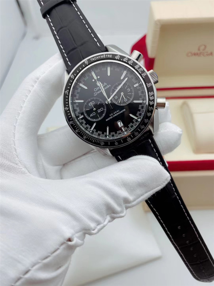 Men's Quartz Watch Chronograph 904L Stainless Steel 42mm-OG 67